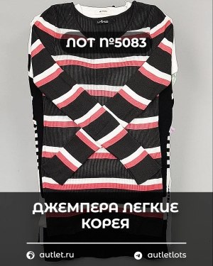 Купить Джемпера легкие Корея#20 шт, ЛОТ №5083 оптом в Черкесске и Карачаево-Черкесской республике