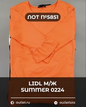 Купить LIDL Summer м/ж 022024#14 кг, ЛОТ №5851 оптом в Черкесске и Карачаево-Черкесской республике