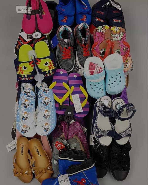 Фотография  628 - Обувь детская СТОК Summer#7,85 кг, ЛОТ №6196 оптом в Черкесске и Карачаево-Черкесской республике