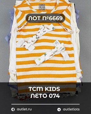 Купить TCM Kids лето 074#7 кг, ЛОТ №6669 оптом в Черкесске и Карачаево-Черкесской республике
