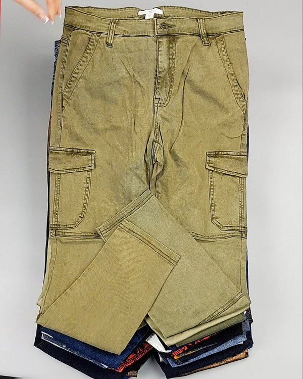 Фотография  735 - А 82202 Брюки женские (Fashion&Skinny Pants)#25 кг оптом в Черкесске и Карачаево-Черкесской республике