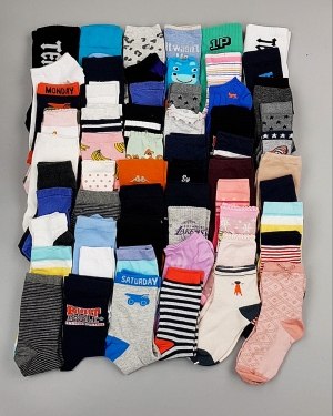 Купить Носки дети СТОК лето#5 кг, ЛОТ №6993 оптом в Черкесске и Карачаево-Черкесской республике