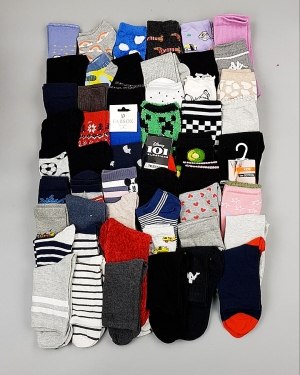 Купить Носки дети СТОК зима#5 кг, ЛОТ №6989 оптом в Черкесске и Карачаево-Черкесской республике