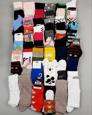 Купить Носки дети СТОК зима#5 кг, ЛОТ №6986 оптом в Черкесске и Карачаево-Черкесской республике