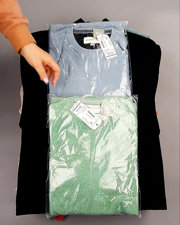 Фотография  460 - Джемпера легкие мужские TOM TAILOR 124#8,7 кг, ЛОТ №7606 оптом в Черкесске и Карачаево-Черкесской республике