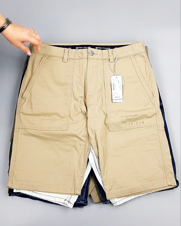 Фотография  954 - Шорты мужские TOM TAILOR 124#3,75 кг, ЛОТ №7600 оптом в Черкесске и Карачаево-Черкесской республике