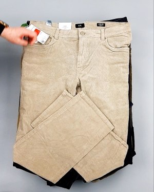 Фотография  320 - Брюки вельветовые м/ж C&A 025#10 кг, ЛОТ №7902 оптом в Черкесске и Карачаево-Черкесской республике