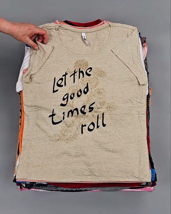 Фотография  984 - Футболки м/ж Cr+Ex#8 кг, ЛОТ № ВК0100 оптом в Черкесске и Карачаево-Черкесской республике