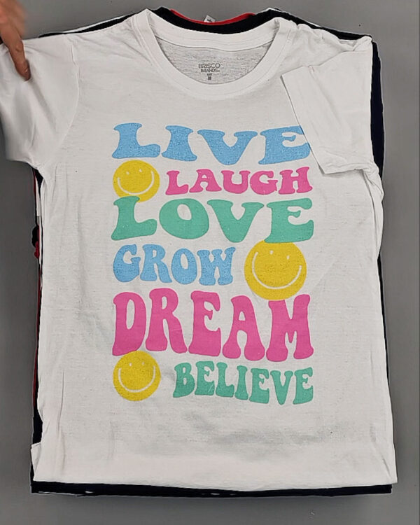 Фотография  484 - Футболки м/ж (Printed T-Shirts New)#5 кг, ЛОТ №8913 оптом в Черкесске и Карачаево-Черкесской республике