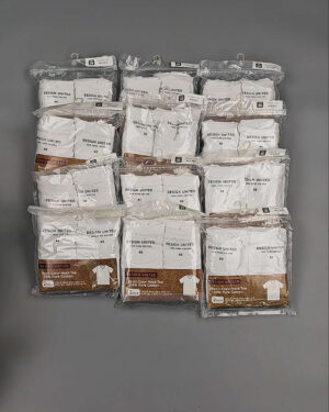 Фотография  283 - Футболка белая муж Корея 085#5 кг оптом в Черкесске и Карачаево-Черкесской республике