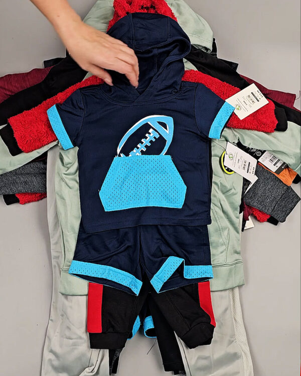 Фотография  897 - Спортивные костюмы дети CAN#6 кг, ЛОТ СТ-9737 оптом в Черкесске и Карачаево-Черкесской республике