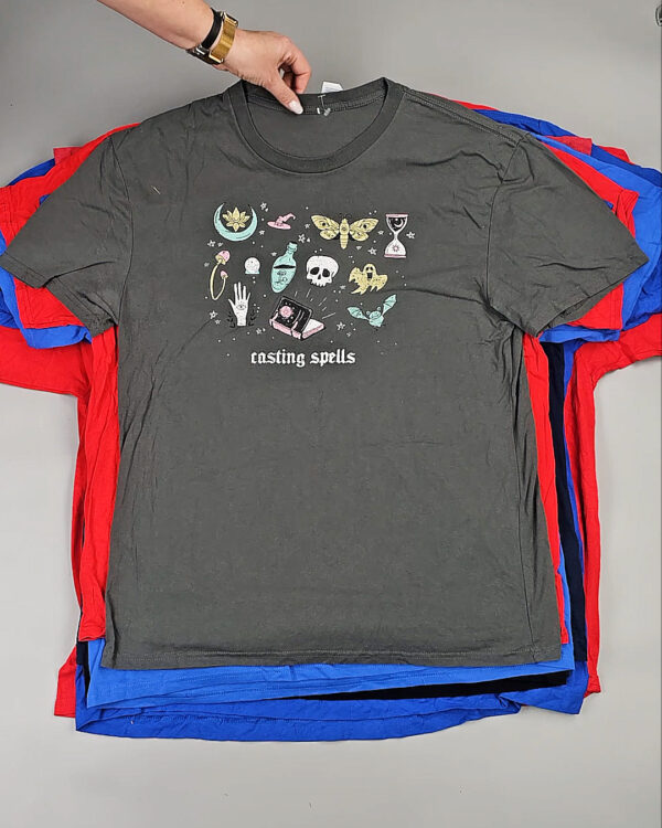 Фотография  495 - Футболки м/ж (Super T-Shirts Printed)#10 кг, ЛОТ СХ-0271 оптом в Черкесске и Карачаево-Черкесской республике